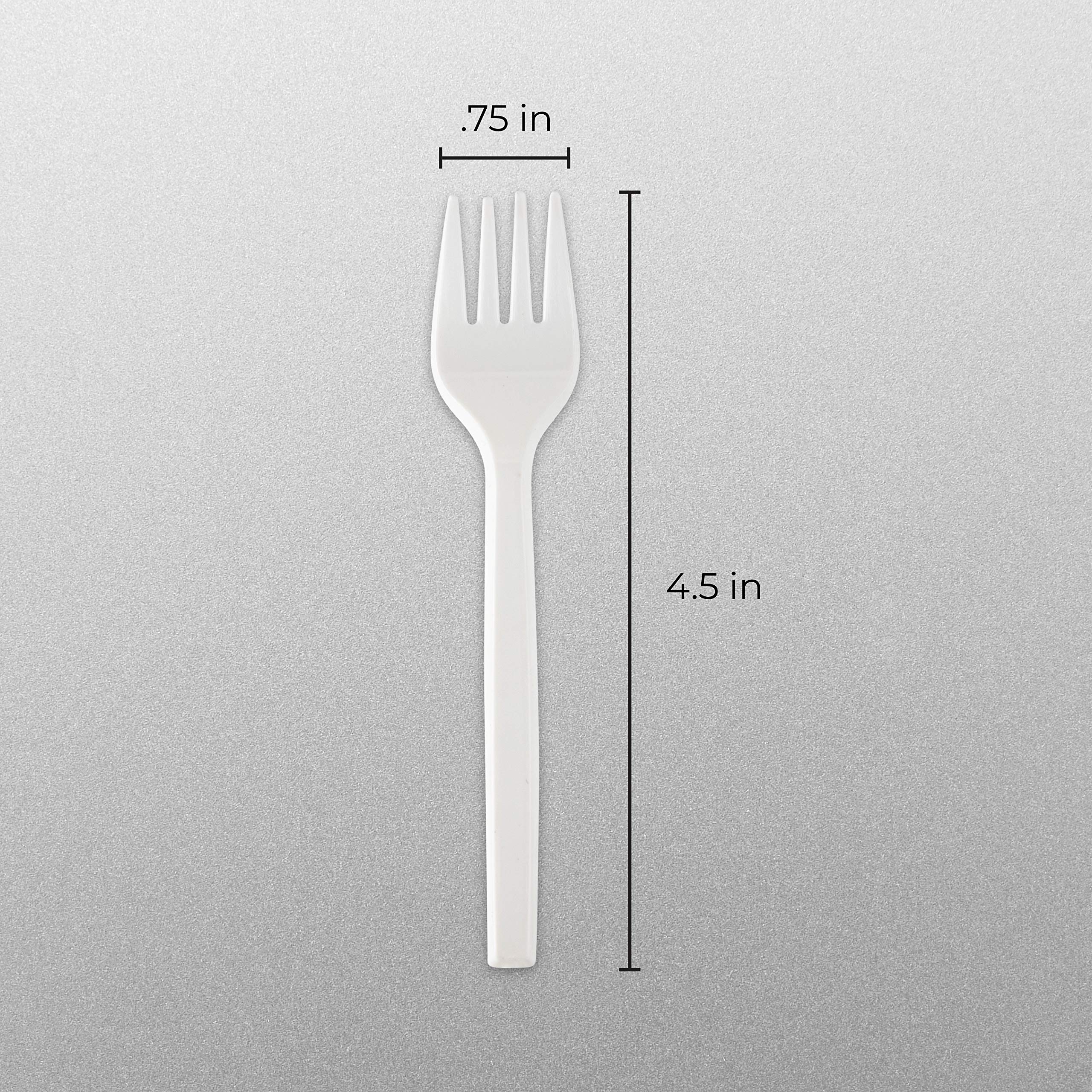 Amazon.co.jp: Plasticpro 使い捨てホワイトプラスチックミニフォーク