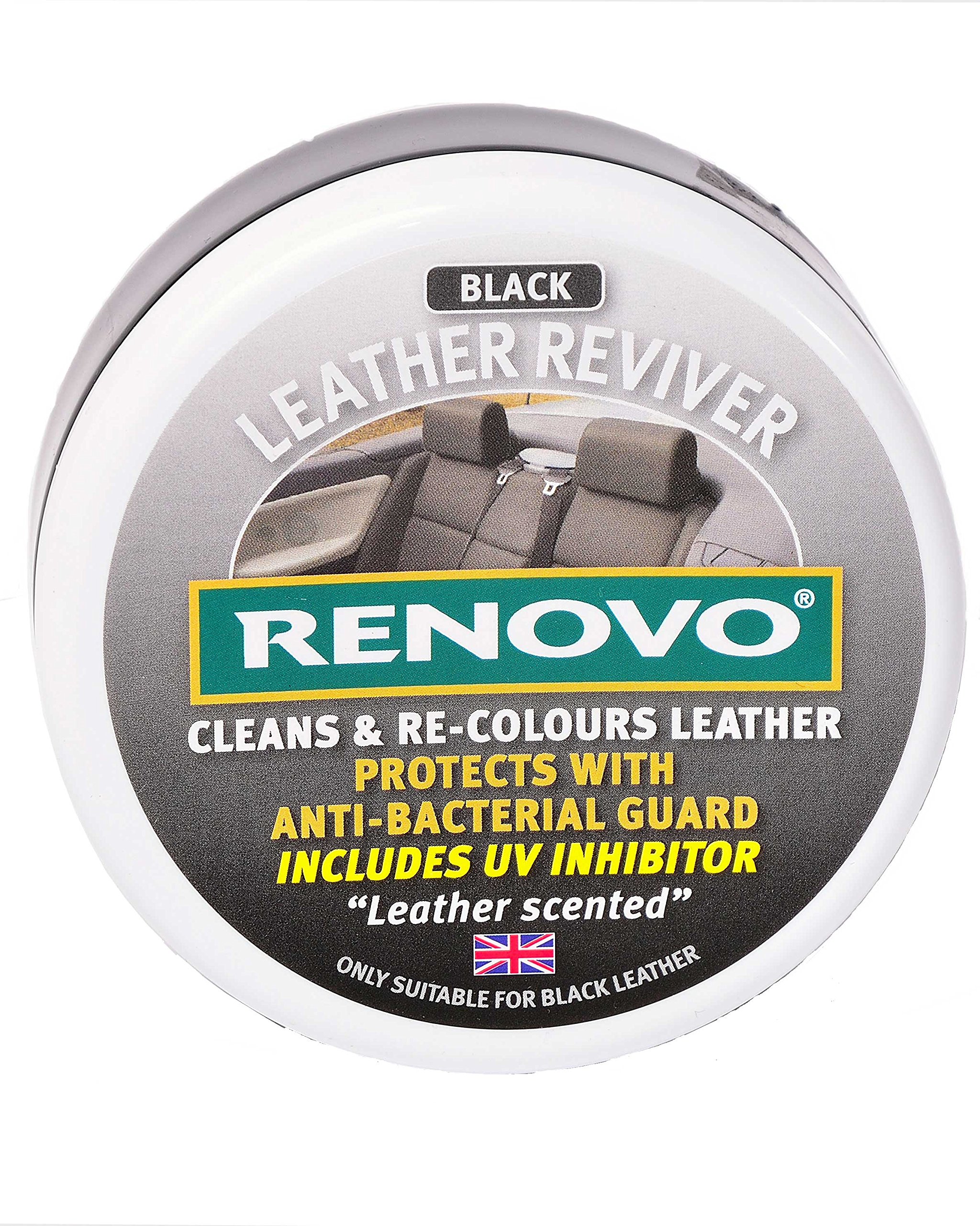 Renovo RLRBLA1147 Leather Reviver, Black, 200 ml, 200ml