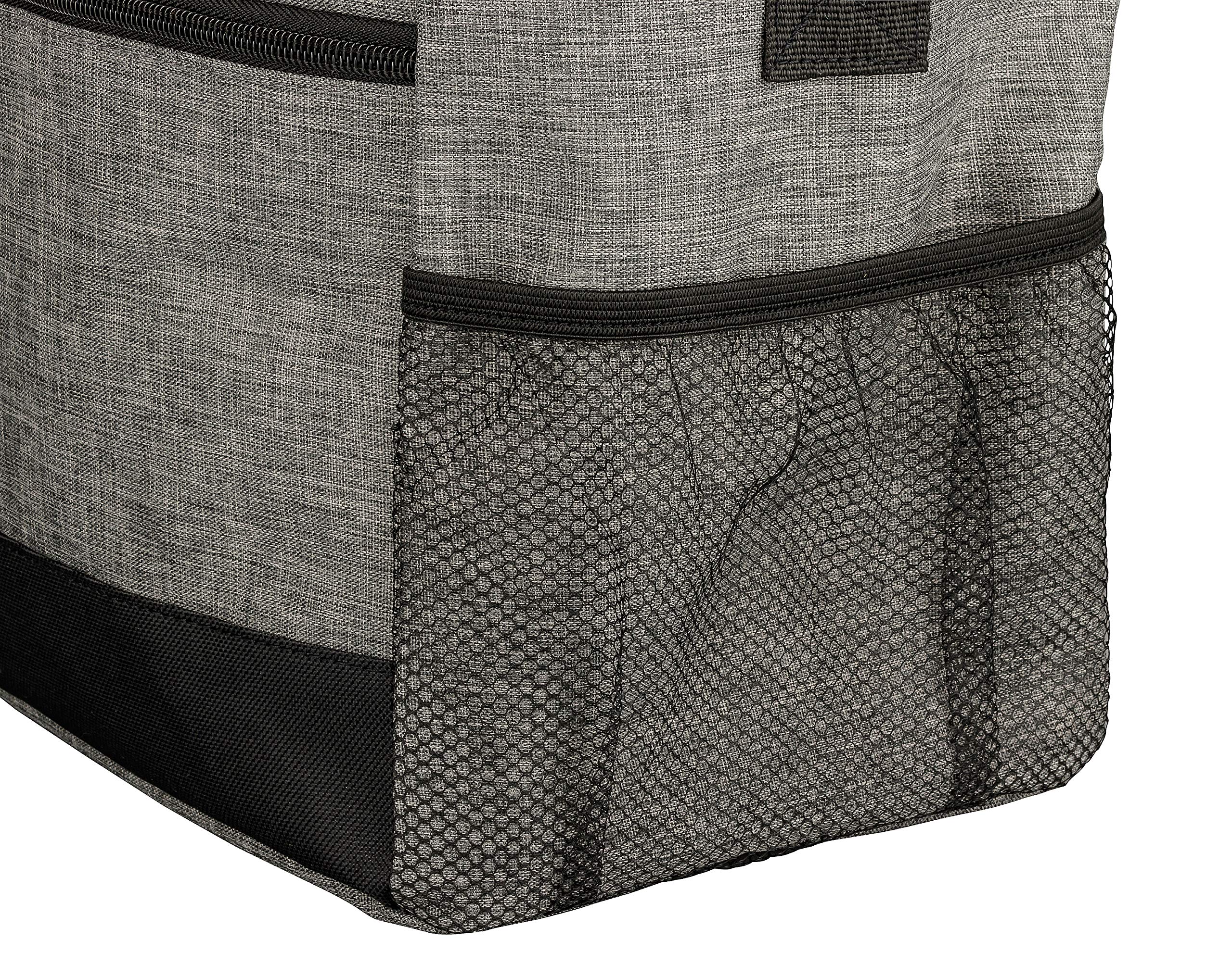 B.PRIME Borsa Termica 20L Classic - 36 x 26 x 22 cm - Borsa Isolante I Borsa Termica I Borsa da Picnic I Borsa frigo I Borsa da Campeggio I Picnic I Outdoor I Viaggi I Acquisti I Auto I Sport