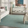 Nourison Home Nourison Essentials Blue Grey 2'2 x 10' Area Rug - Easy Clean, Non Shedding, Bed Room, Living Room, Dining Room, Kitchen (10' Runner)