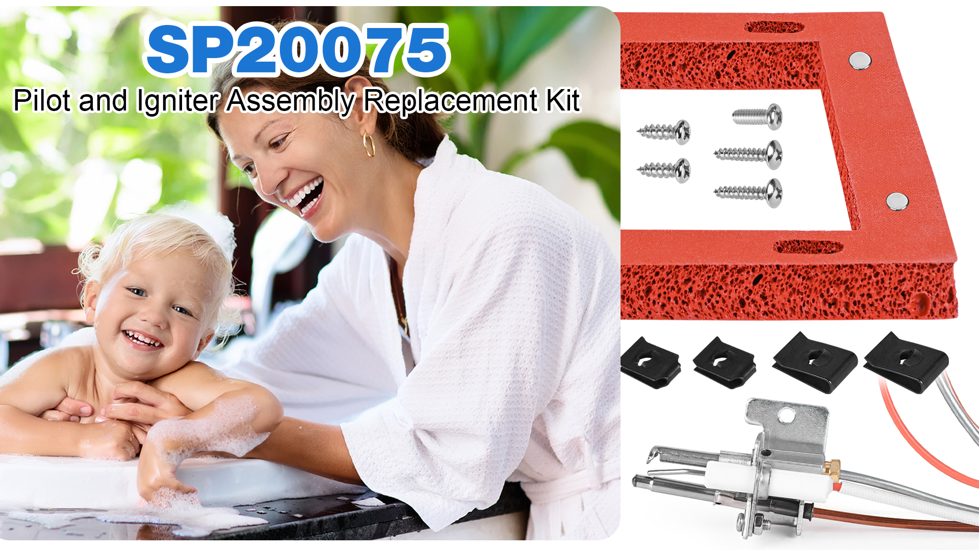 heater8枚セット Upgraded SP20075 Pilot and Igniter Assembly Replacement Kit