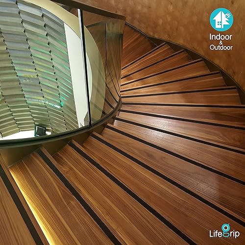 Miniatura 117 de Cinta de tracción antideslizante, 12 pulgadas x 30 pies, mejor agarre, fricción, adhesivo abrasivo para escaleras, peldaños en pisadas, interiores