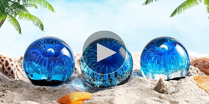 Glass Eye Studio ペーパーウェイト ガラス球 青紫色 Glass Eye Studio ペーパーウェイト ガラス球 青紫色 - メルカリ