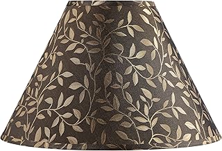 Aspen Creative 32083, Hardback Empire Transitional Spider Brown Lamp Shade, 7