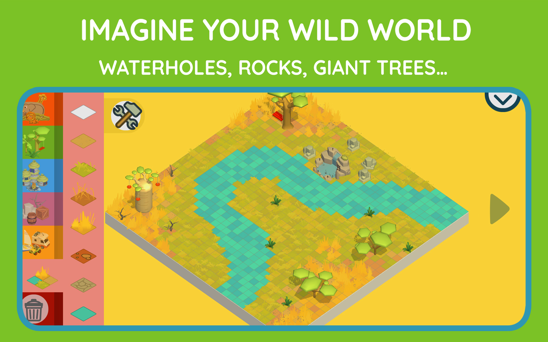 Pango safari builder for kids : Create, explore and manage a wild
