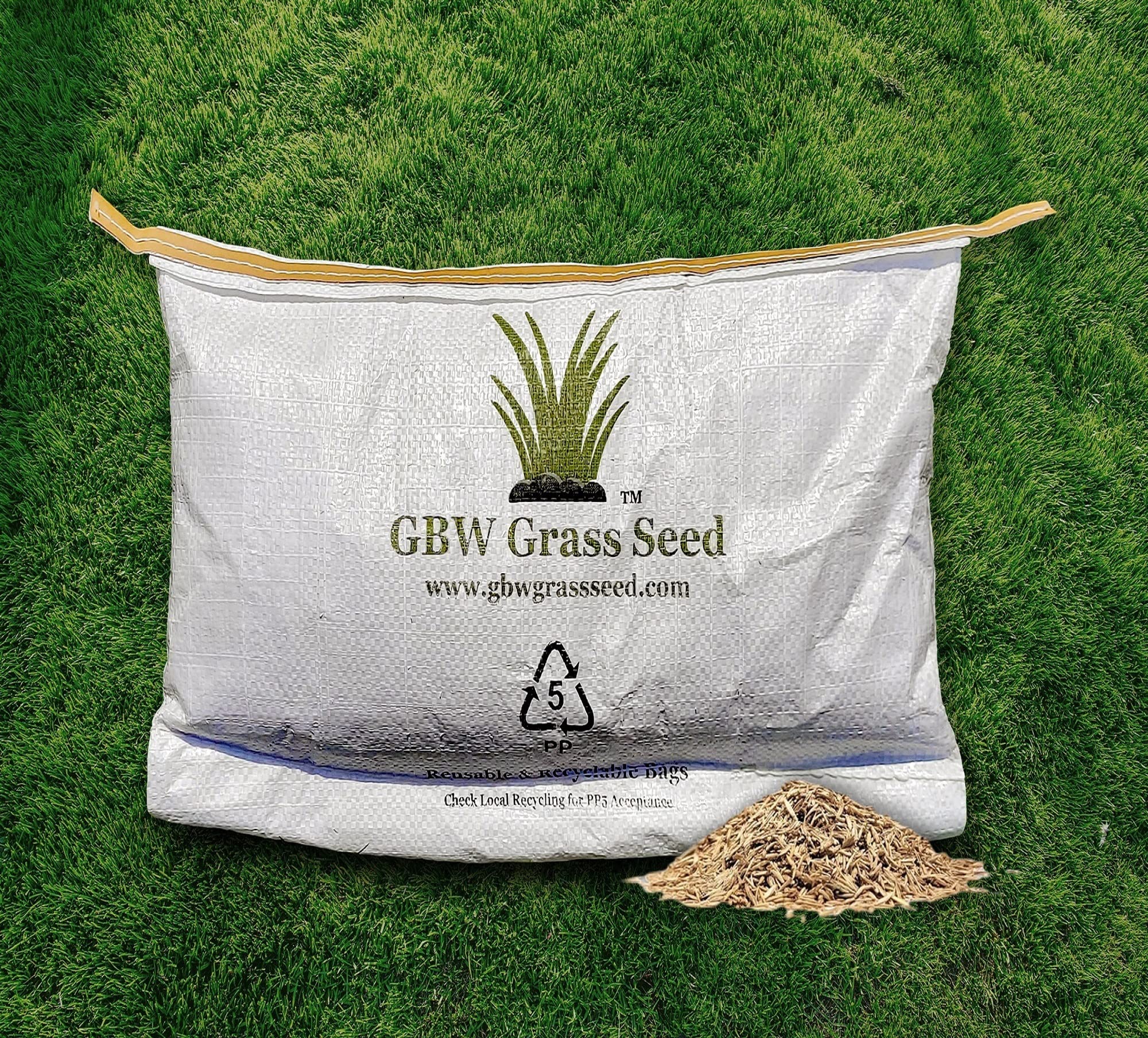 Buy GBW Grass Seed 1kg Covers up to 55 m2 (590 ft2) New Lawns