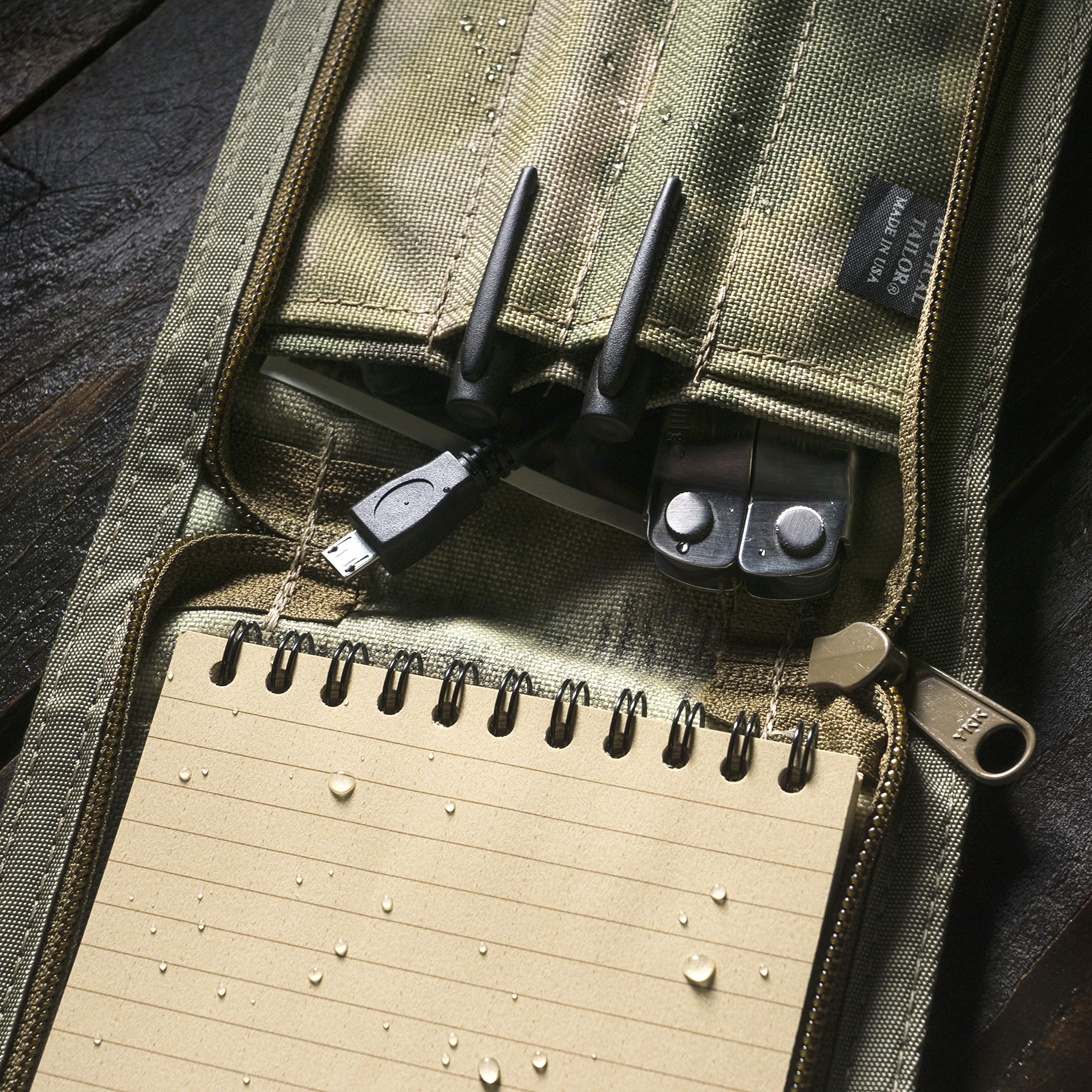 Rite in the Rain Cordura® Notebook-Einband, wetterfest, 10,2 x 15,2 cm, MultiCam-Cover (Nr. C946M)