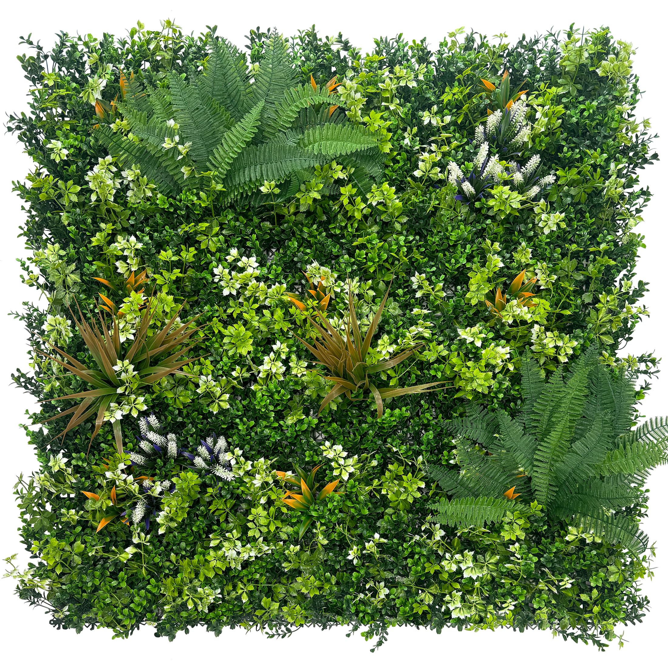 Photo 1 of ***FACTORY SEALED****ODTORY Artificial Grass Boxwood Hedges Wall Panels: 40" x 40" (11.5 sqft) UV-Anti Faux Greenery Fake Ivy Leaves Privacy Fence Screen Backdrop for Garden Covering Privacy, Outdoor Indoor Decor