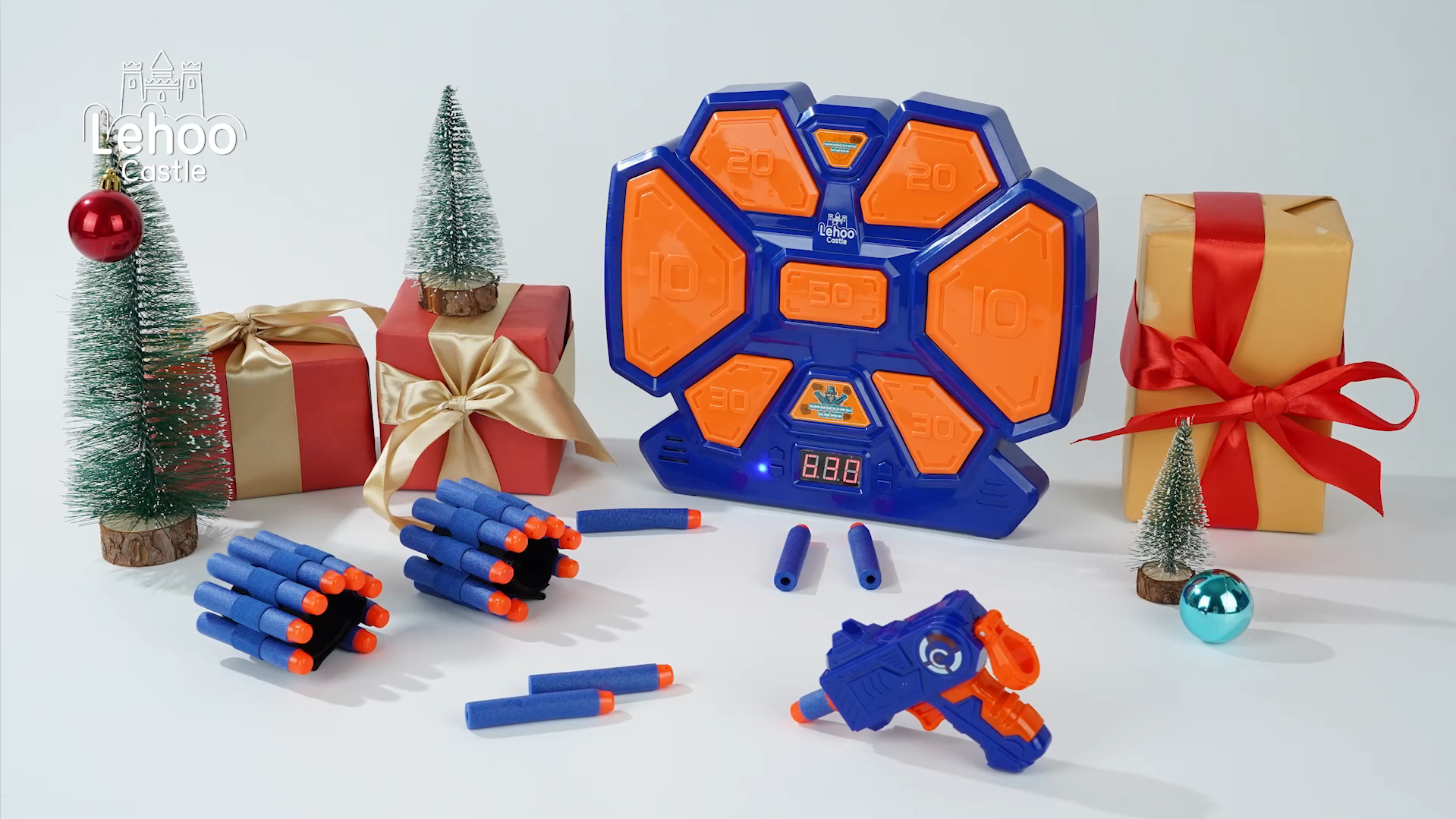 Lehoo Castle Electronic Target for Nerf Guns, Digital Auto Scoring
