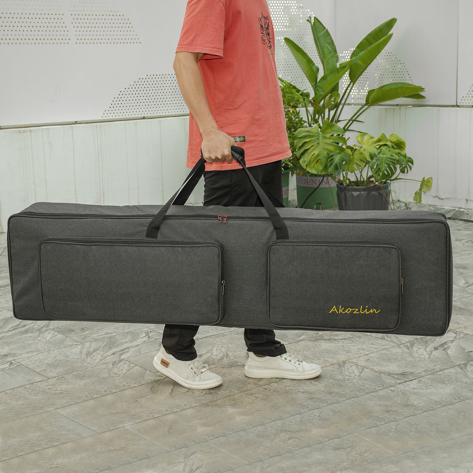 Amazon.com: AKOZLIN 61-Key Full Padded Keyboard Gig Bag, 41.7