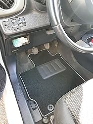 SPRINT Tappetini Auto In Moquette Antiscivolo Per Subaru Forester III SH (2008-2013), Nero Con Bordatura Grigia, Salvatacco In Gomma - 2