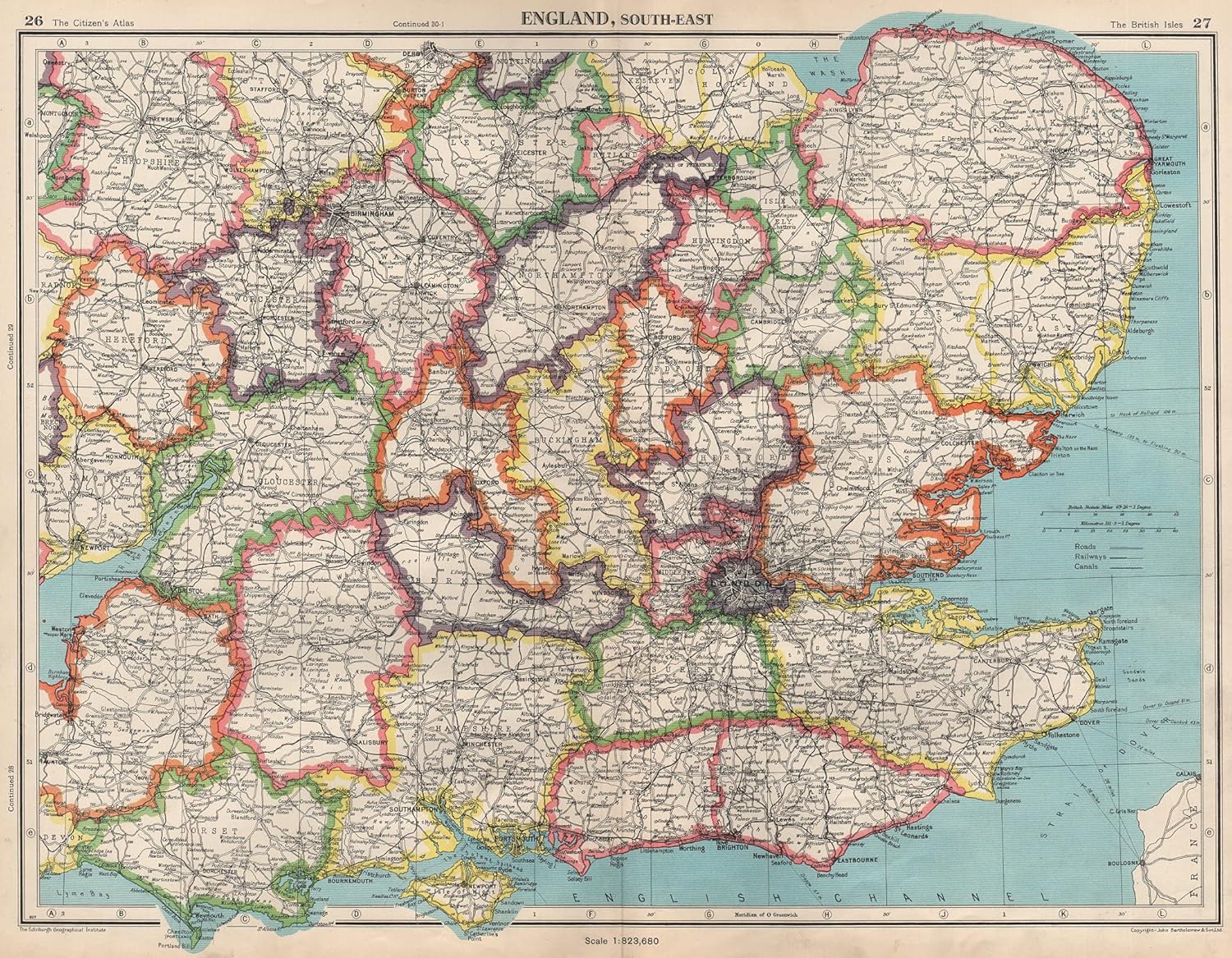 Isle Of Ely Map Southern England: Isle Of Ely A Separate County From Cambridgeshire;1952 Map  : Amazon.co.uk: Home & Kitchen