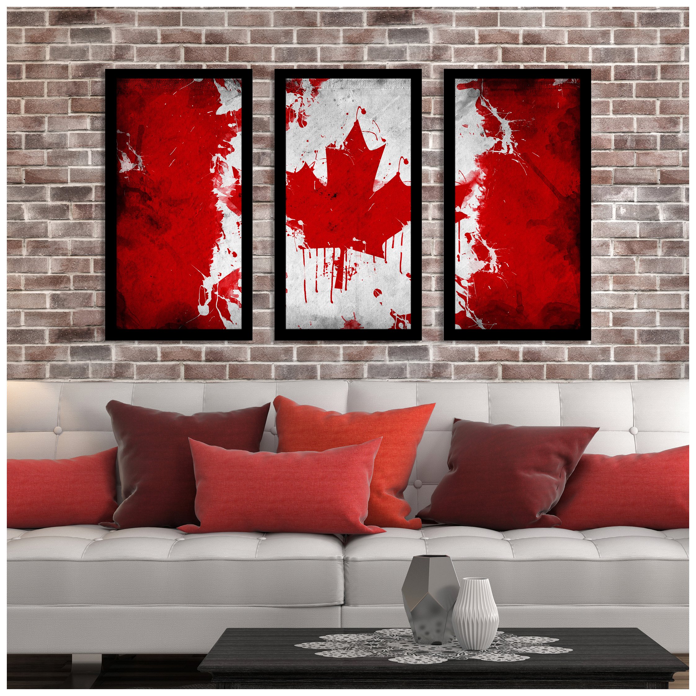 アート3枚set カナダのアート