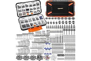 PLUSINNO 397Pcs Fishing Accessories Kit for Men: Angler's Haven