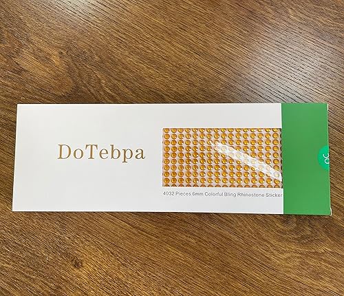 Miniatura 2 de 4032 piezas de calcomanías de diamantes de imitación de 0.236 pulgadas (0.236 in), autoadhesivas para álbumes de recortes y manualidades, boda,