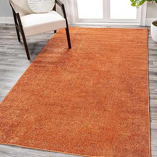 Eyely UES100M-4 - Alfombra de área para interiores de pelo bajo supersuave, informal, contemporánea, sólida tradicional, dormitorio, cocina, sala de