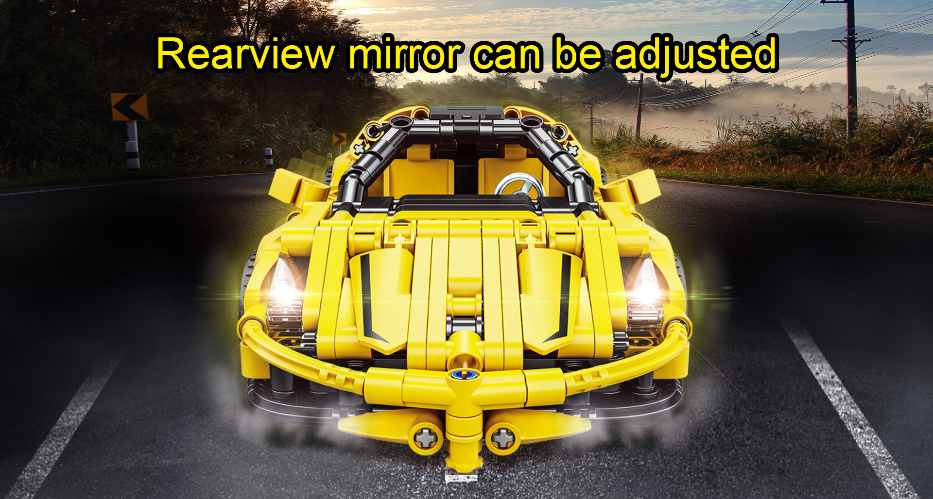 Amazon.com: SIENON Technic Super Sports Car Building Kit Pull Back