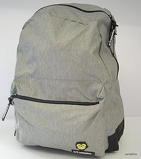 ZAINO AMERICANO IO TI MALEDICO SCUOLA 2015/2016 (GRIGIO CHIARO)
