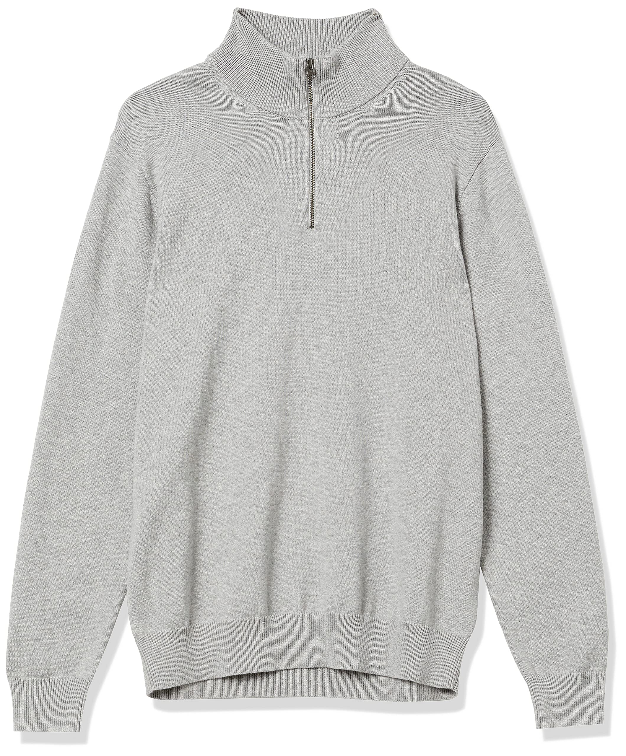 Amazon Essentials Hombre Jersey 100% de Algodón con Cremallera de un Cuarto
