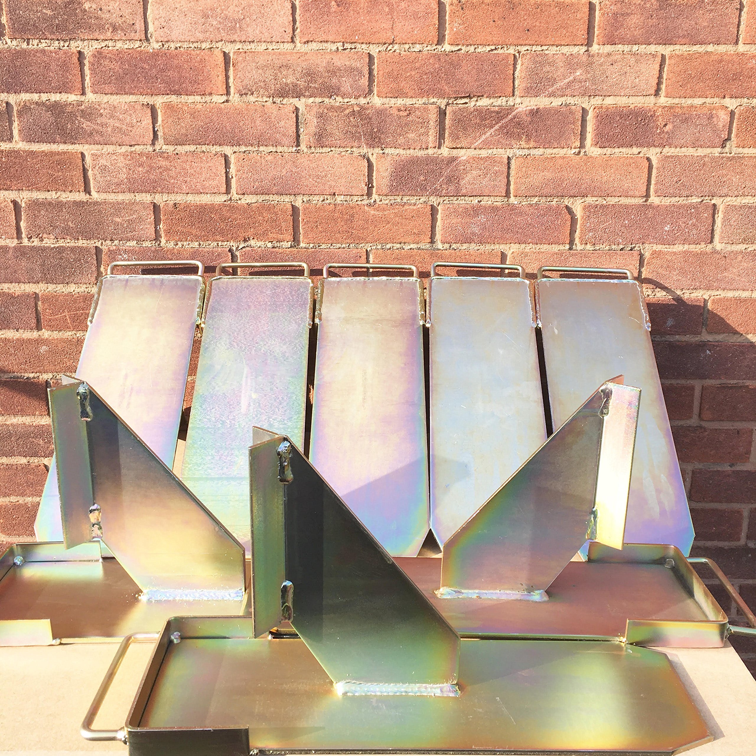 Acro-Mate Boys Gold Hill Top Fabrications Ltd - 10 X Original Prop Brackets. Zinc Plated For Long Lasting Non Corrosive Finish & Added Durability. Fits All Standard Acro Props - British Made