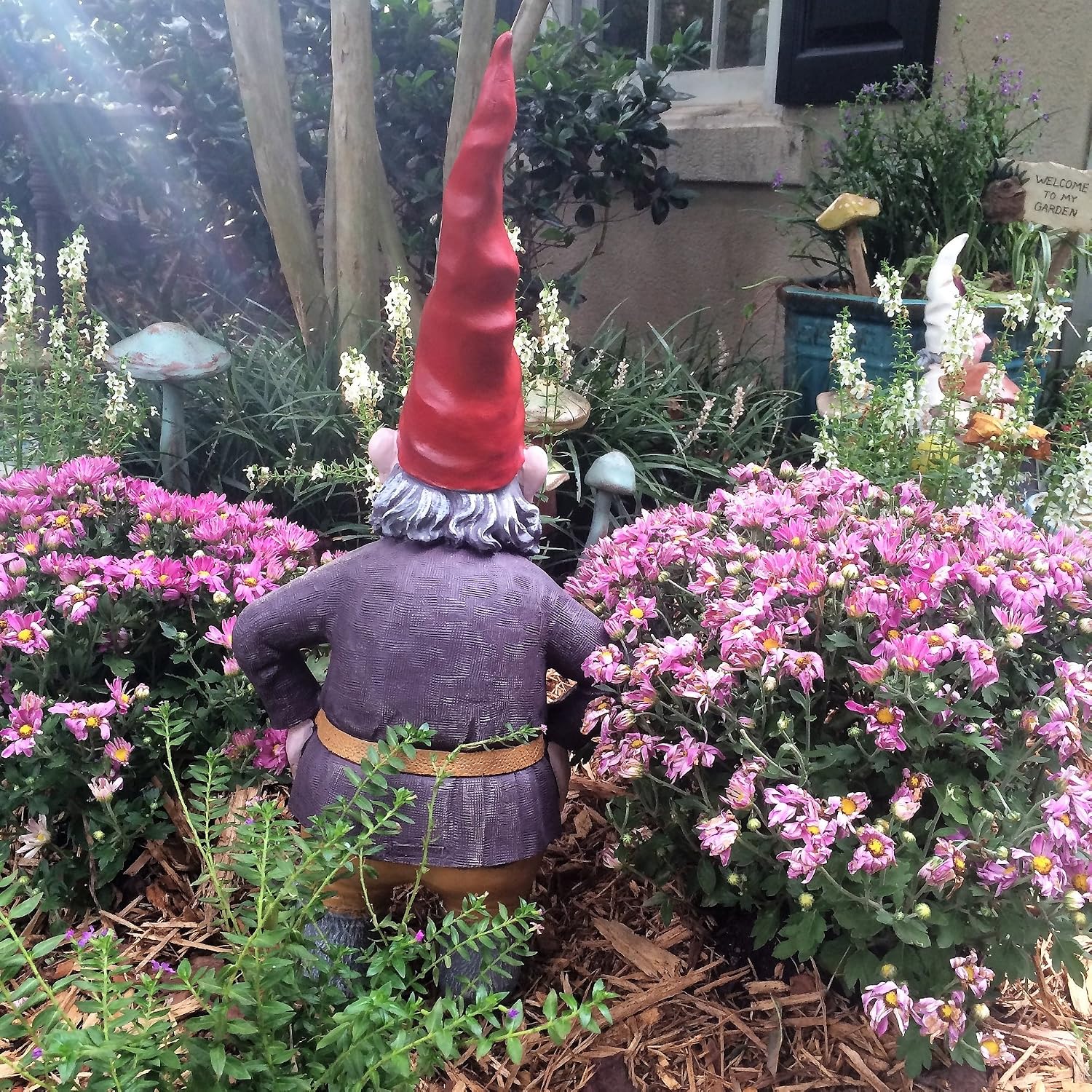 -"Merlin the Garden Gnome Figurine Statue 20" H