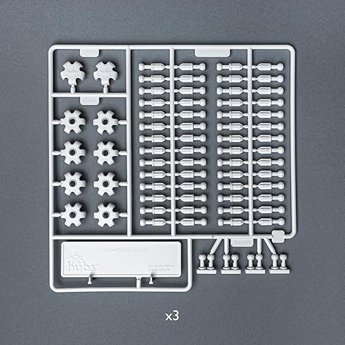 Miniatura 5 de Hubs - Kit de construcción de juguete de cúpula geodésica  6+  STEM - Ingeniería - Educativo - Construcción - Bricolaje - Arquitectura - Geometría -