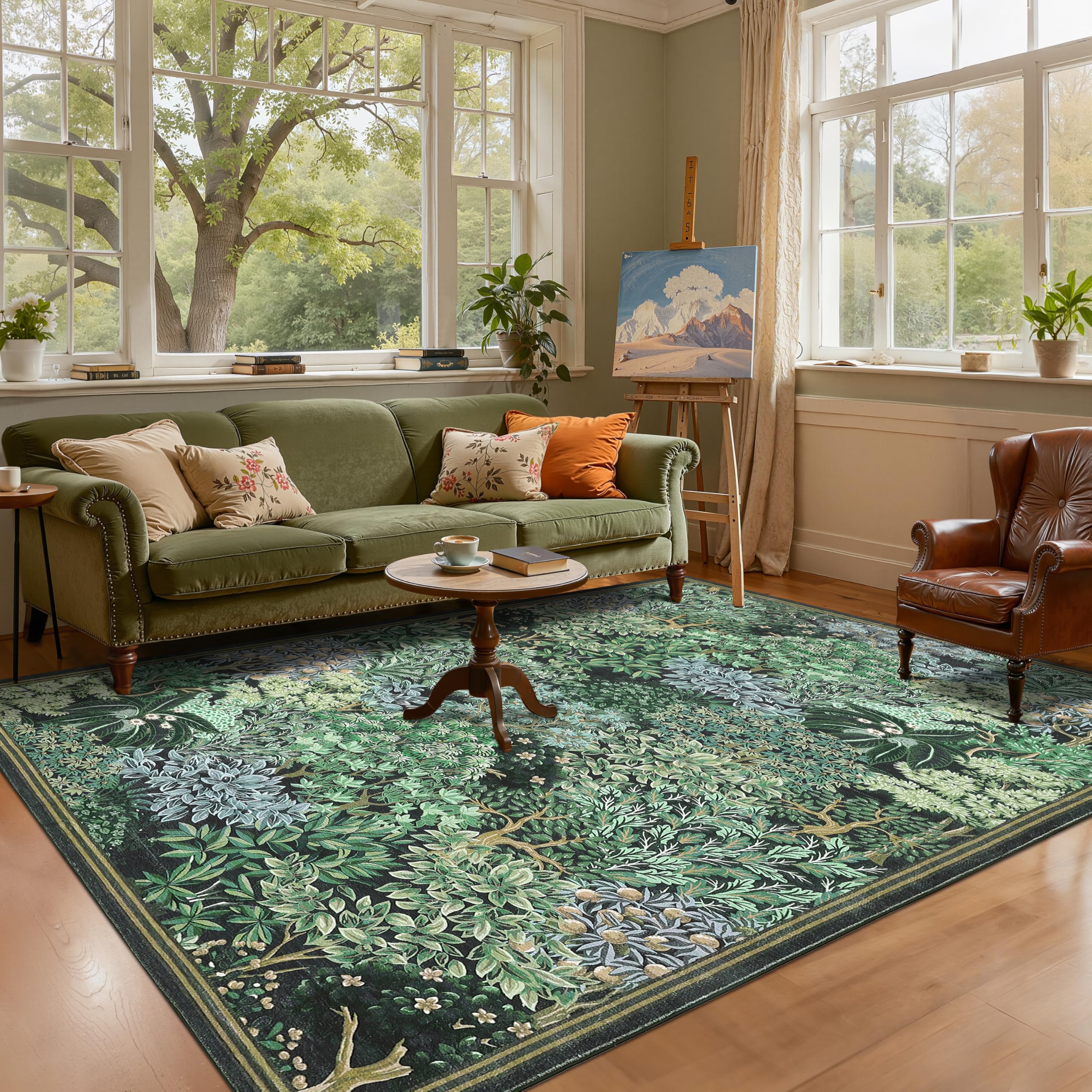 GarveeHome Forest Rug 6x9