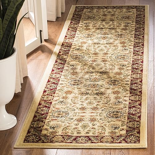 Miniatura 5 de SAFAVIEH Lyndhurst Collection LNH215A - Alfombra cuadrada de 8 pies, diseño tradicional oriental que no desprende pelusa, para sala de estar,