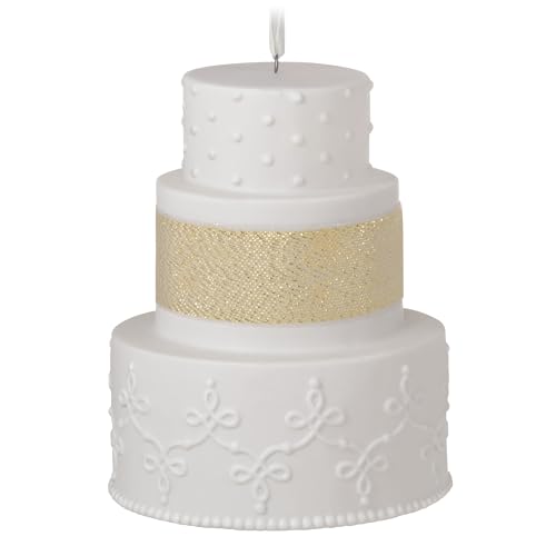 Hallmark-Keepsake-Christmas-Ornament-Wedding-Cake-Personalized-Text-Wedding-Shower-Gifts Hallmark Keepsake Christmas Ornament Wedding Cake Personalized Text Wedding Shower Gifts