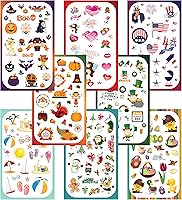 Vista 2 de Year-Round Holiday Stickers Variety Pack: Fun Assortment of Designs for a Whole Year (400+ Stickers)
