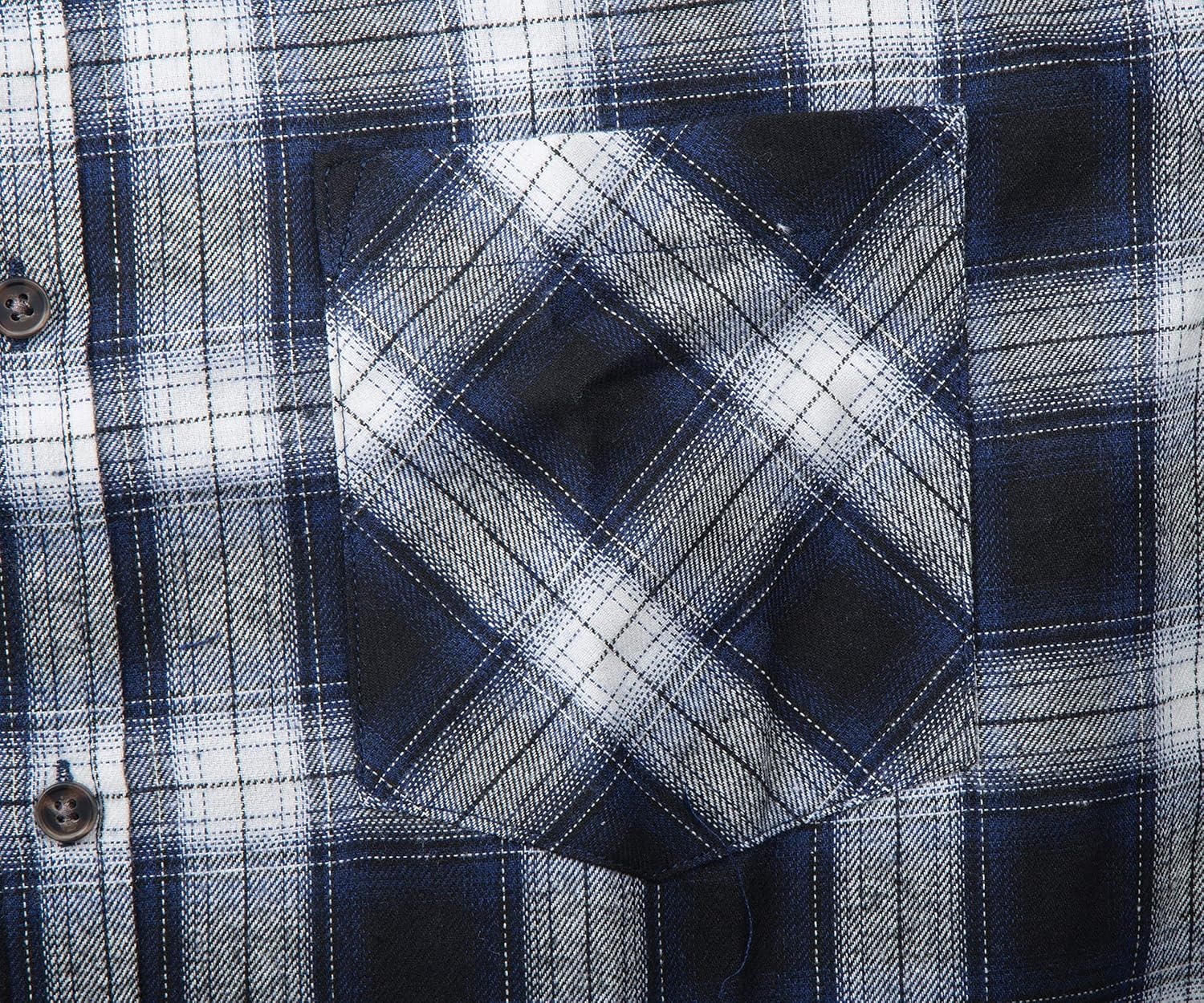 AVANZADA Men's Button Down Sleeveless Plaid Shirt Casual Flannel Plus Size Vest Western Shirts - Image 5