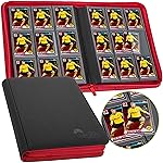 FunGuys Trading Card Binder for Cards, 9 Pocket, 504 Side Loading Sports Card Binder, Card Collection Binder for Yugioh, MTG, TCG, Card Book Holder for Trading Cards