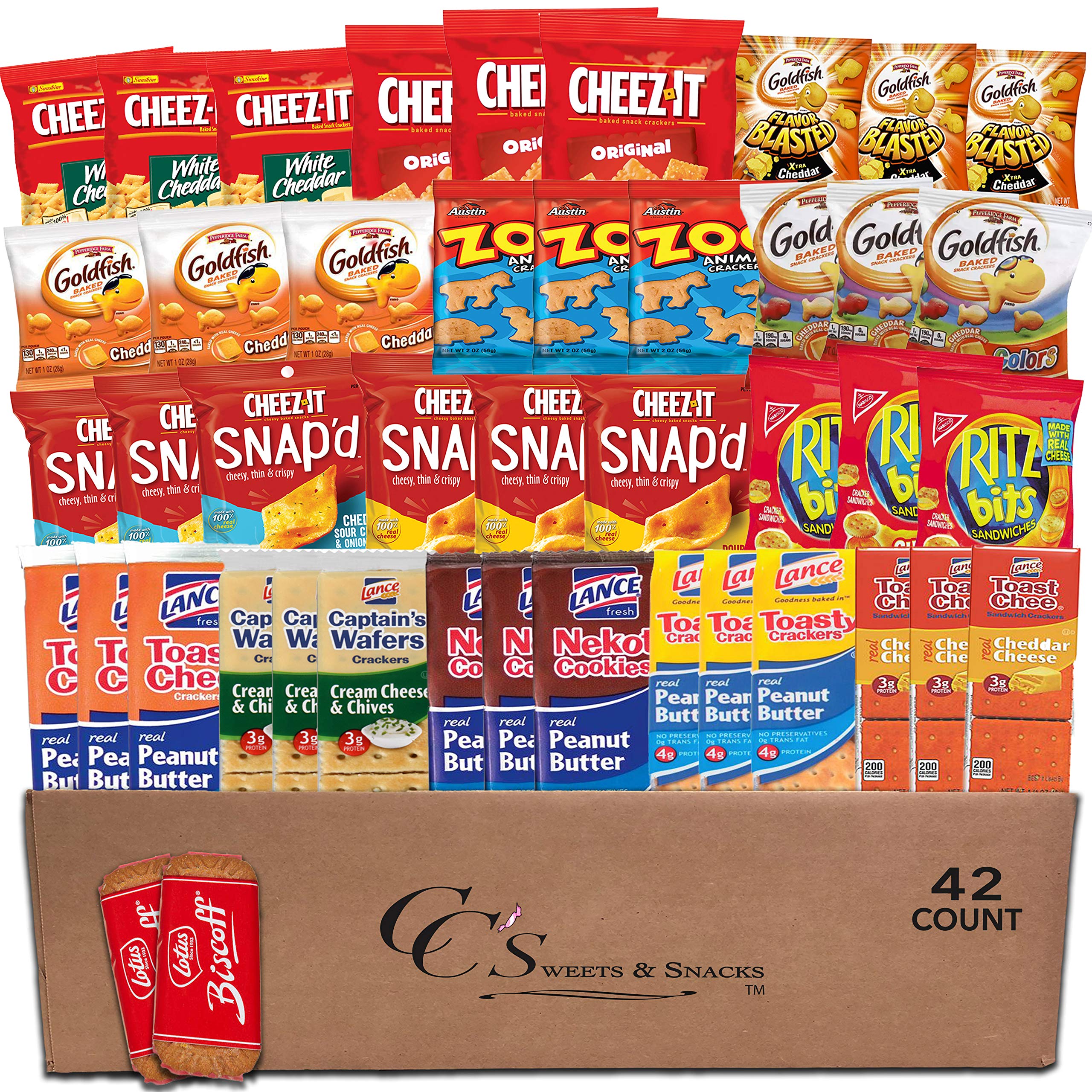 Buy Crackers Variety Pack Individually Wrapped Bulk Snacks for Adults