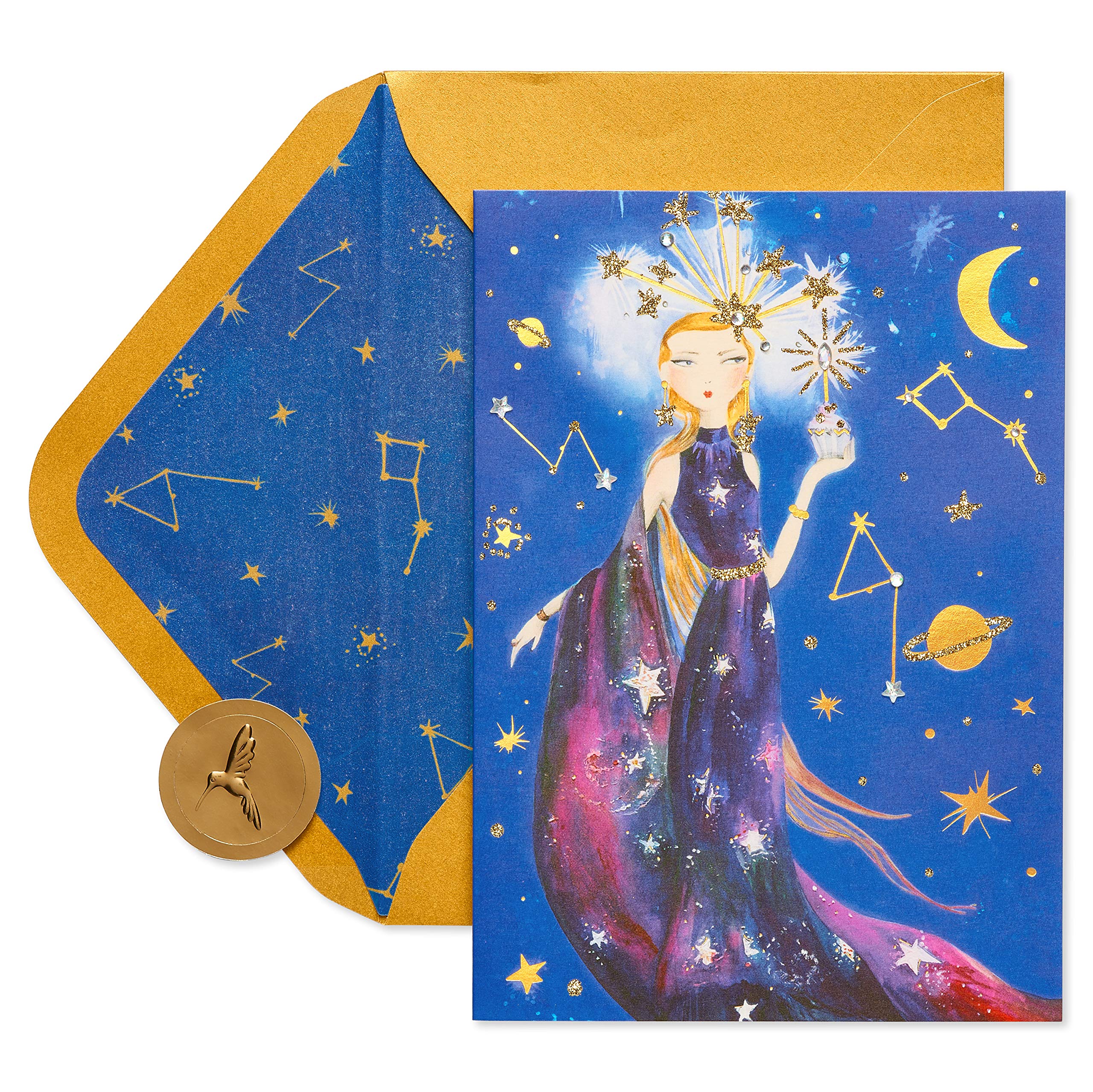 Papyrus Birthday Card for Her (Celestial Girl)