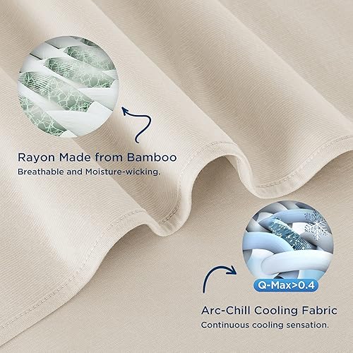 Miniatura 3 de Bedsure Arc-Chill - Manta refrescante para personas que tienen calor al dormir, ropa de cama ligera, cobija delgada y fresca para sofá, con rayón