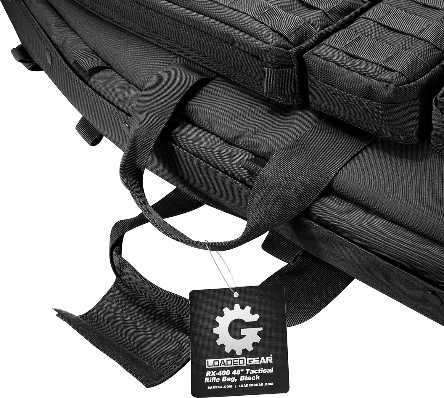 Loaded Gear 46" Long Rifle Pistol Gun Firearm Light Weight Double Cabinet Tactical Bag (Black)