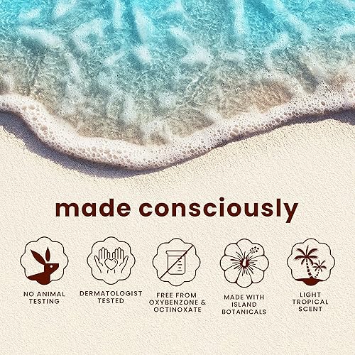 Miniatura 7 de Hawaiian Tropic Mineral Skin Nutritiva Leche Solar SPF 30, 3.4oz  Leche solar, protector solar de óxido de zinc, protector solar mineral, protector