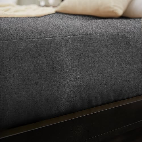 Miniatura 259 de Poly Solid - Colchón de futón completo, 8 pulgadas, color azul polvoriento Negro -,Azul,rosado (Blush Pink),Borgoña,Burnt orange,2-Burnt