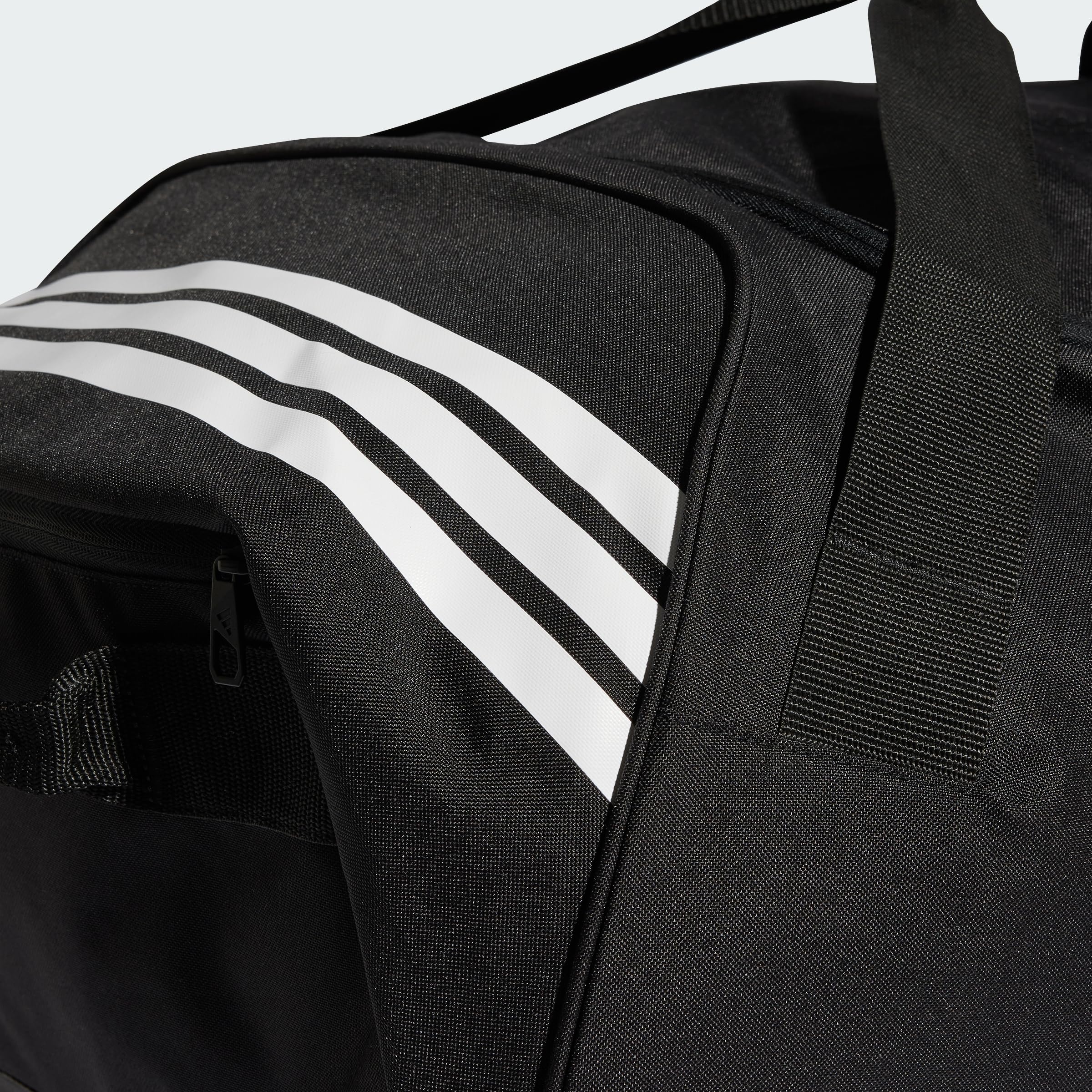 adidas Unisex Tiro Trolley Team Bag with Wheels Extra Large Carrier Bag Case, Black/White, One Size
