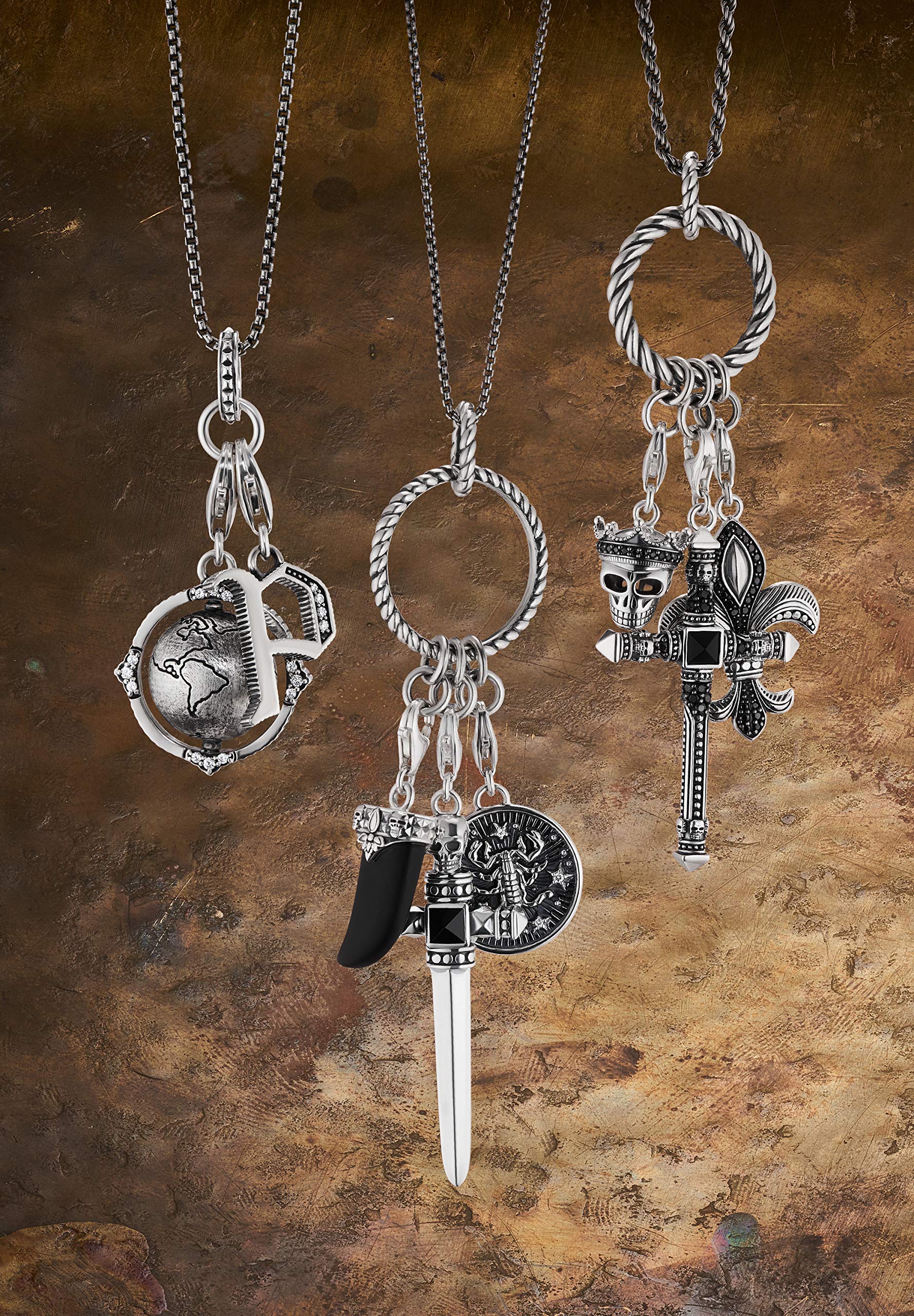 THOMAS SABO Carrier 925er Sterlingsilber, Geschwärzt