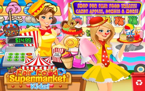 Fair Food Supermarket Simulator - Kids Prize Claw, Dessert Food & Carnival Games FREE