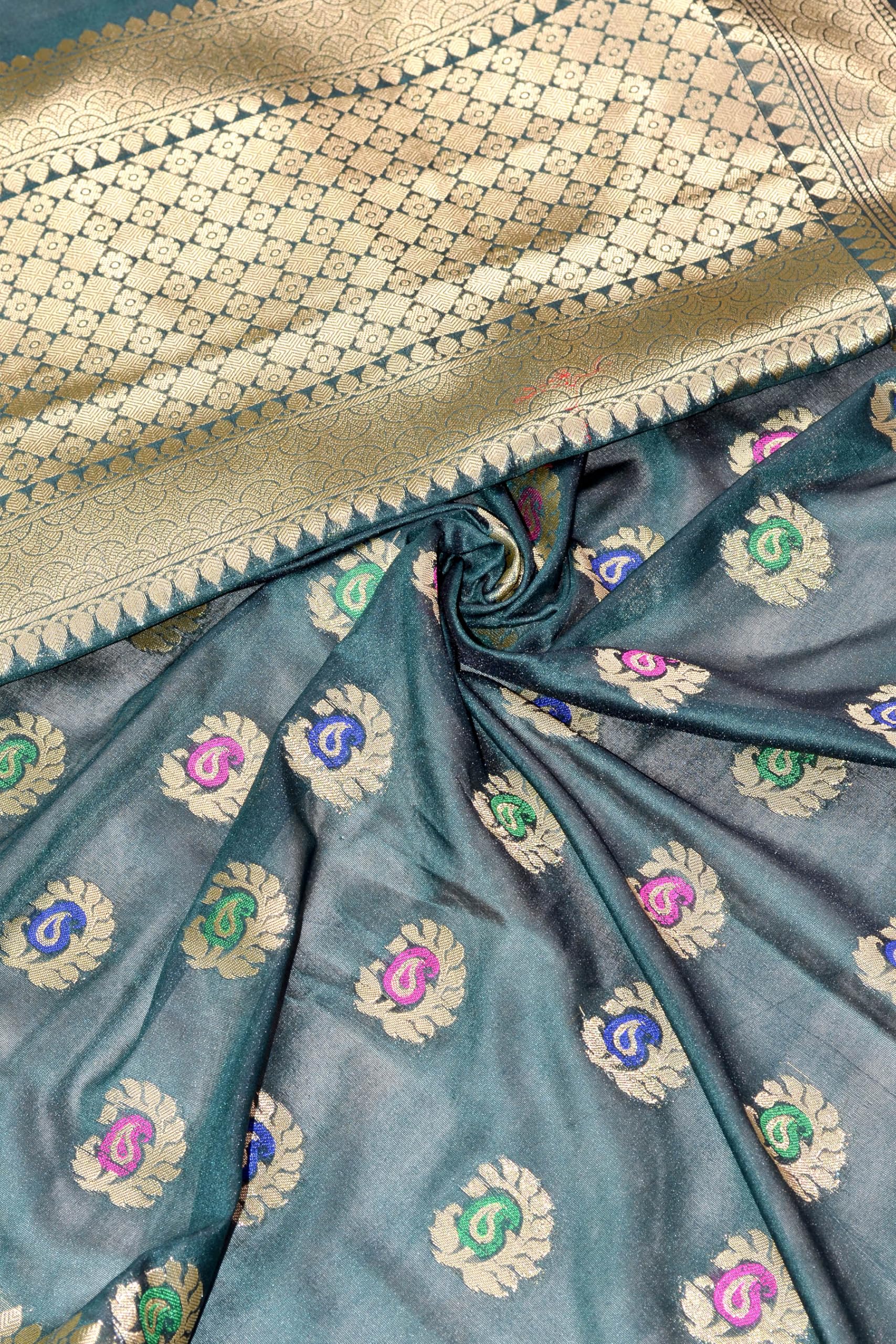 Chandrakala Banarasi Dupatta for Women,Shawl Scarf Wrap Chunni (D266-P)