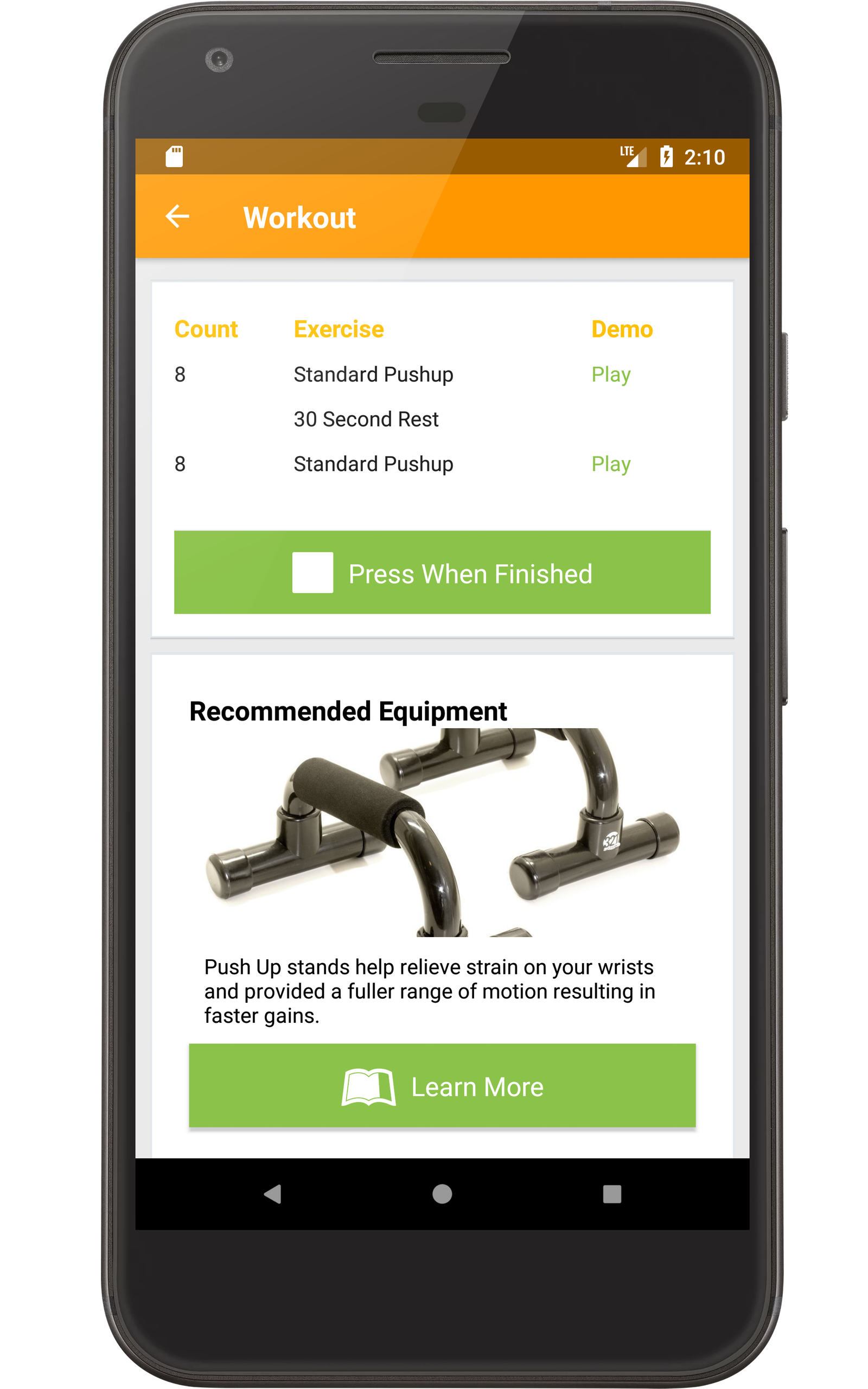 Pushup Workout: Chest, Shoulders, Abs, and Back - App on Amazon Appstore