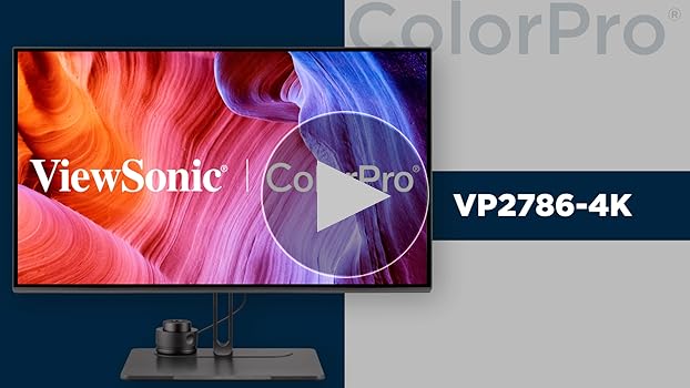 27型 4K ColorPro カラーマネージメントモニターVP2786-4K Amazon.com: ViewSonic VP2786-4K 27 Inch Premium IPS 4K USB C