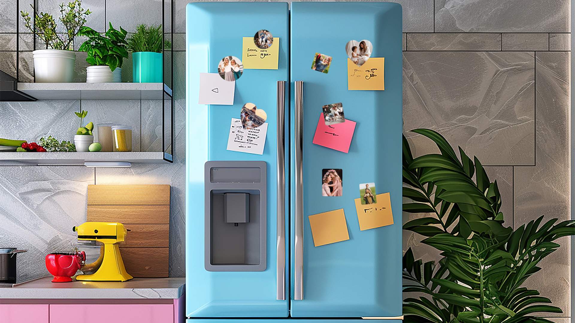 Imán personalizado rectángulo para nevera, 1 pieza miniatura 7