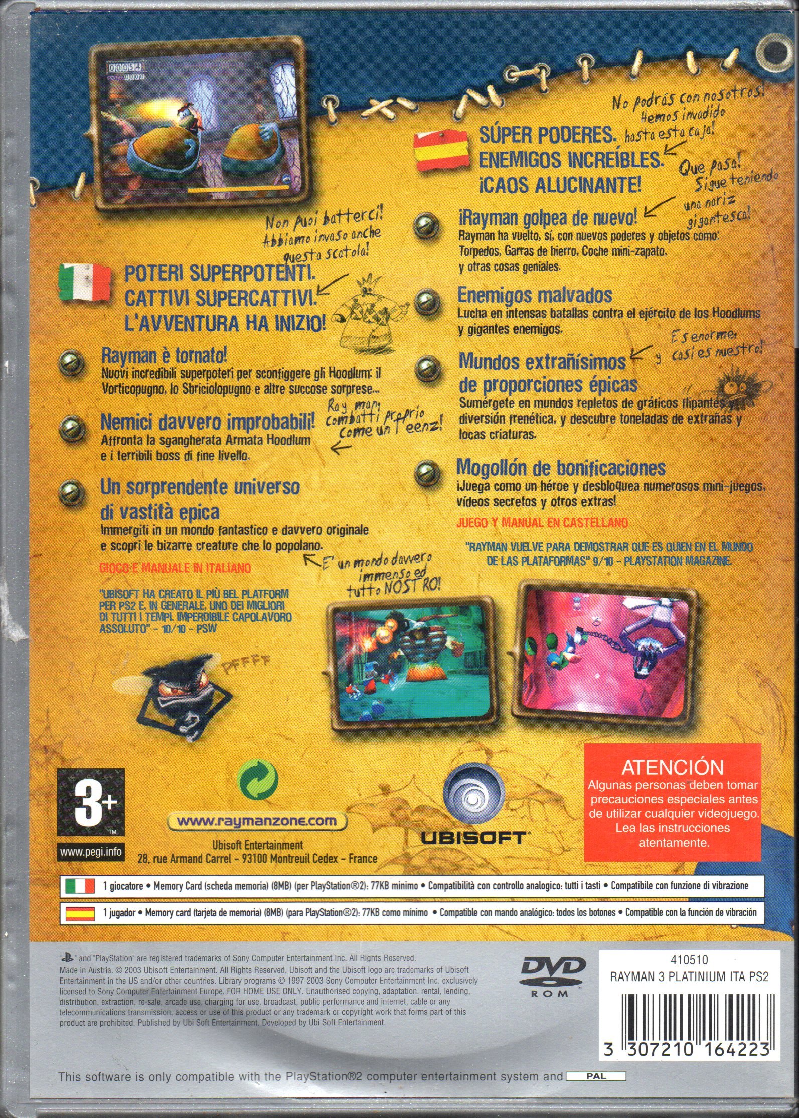 Rayman 3-(Ps2)