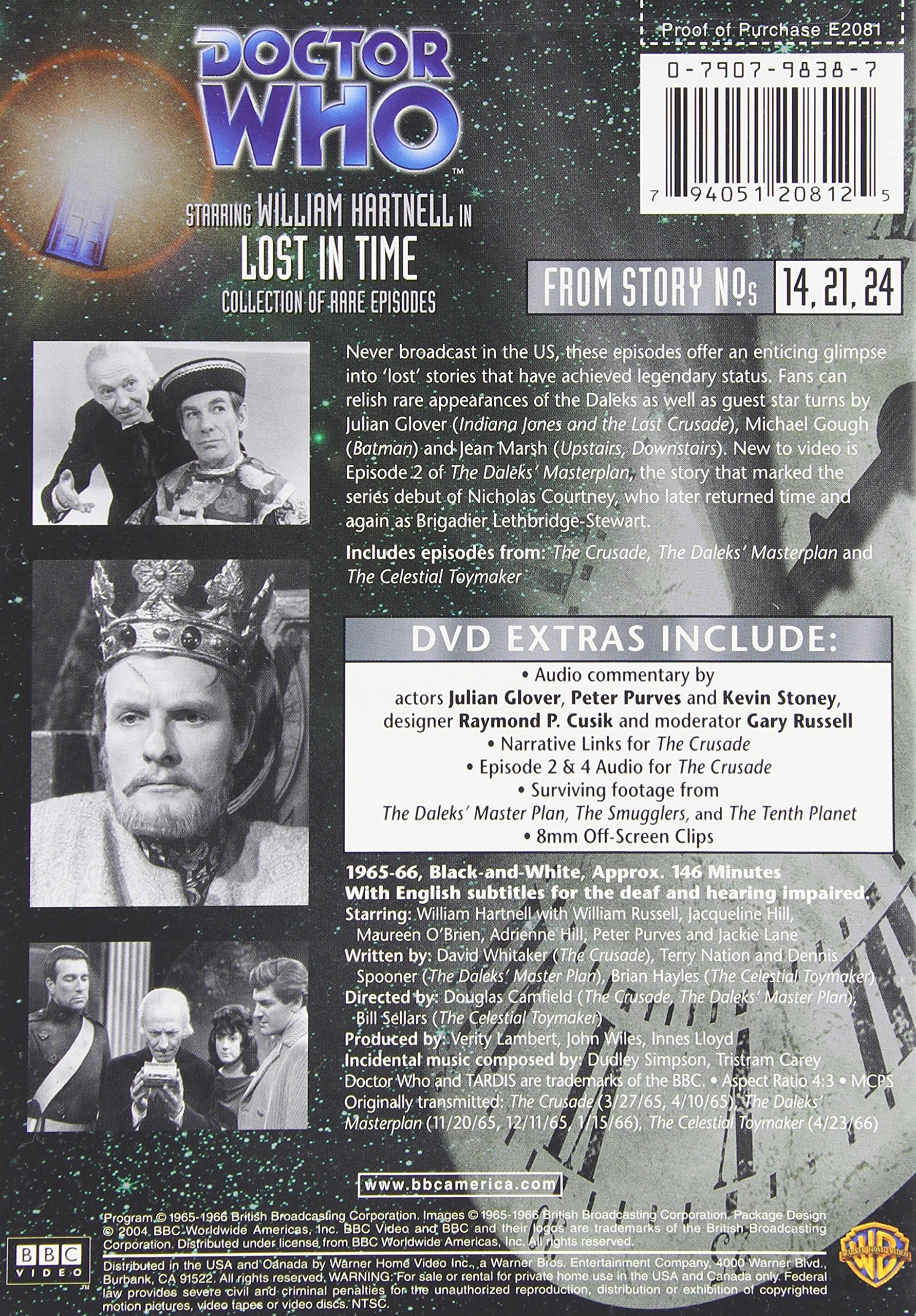 Doctor Who - Lost In Time (Boxed Set) (3DVD) [DVD] - PT02