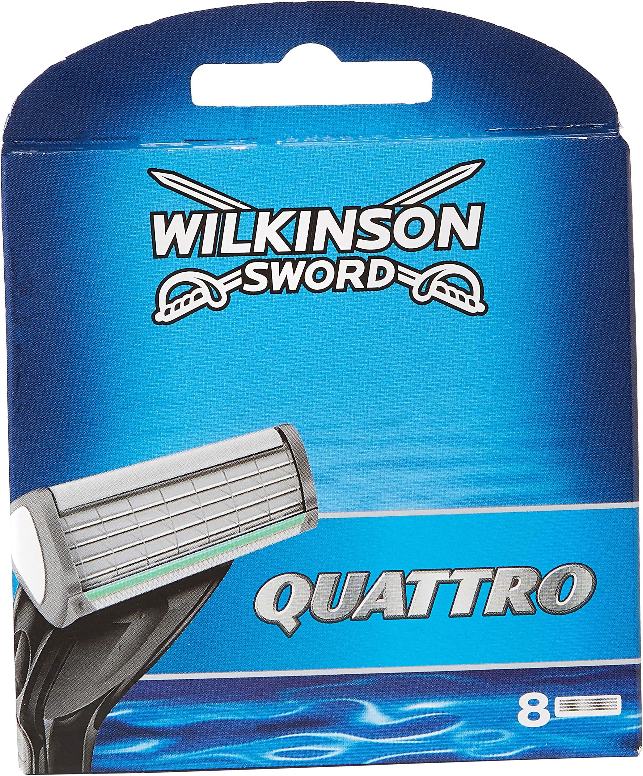 Systems Quattro Men's Razor Blade Refills x 8