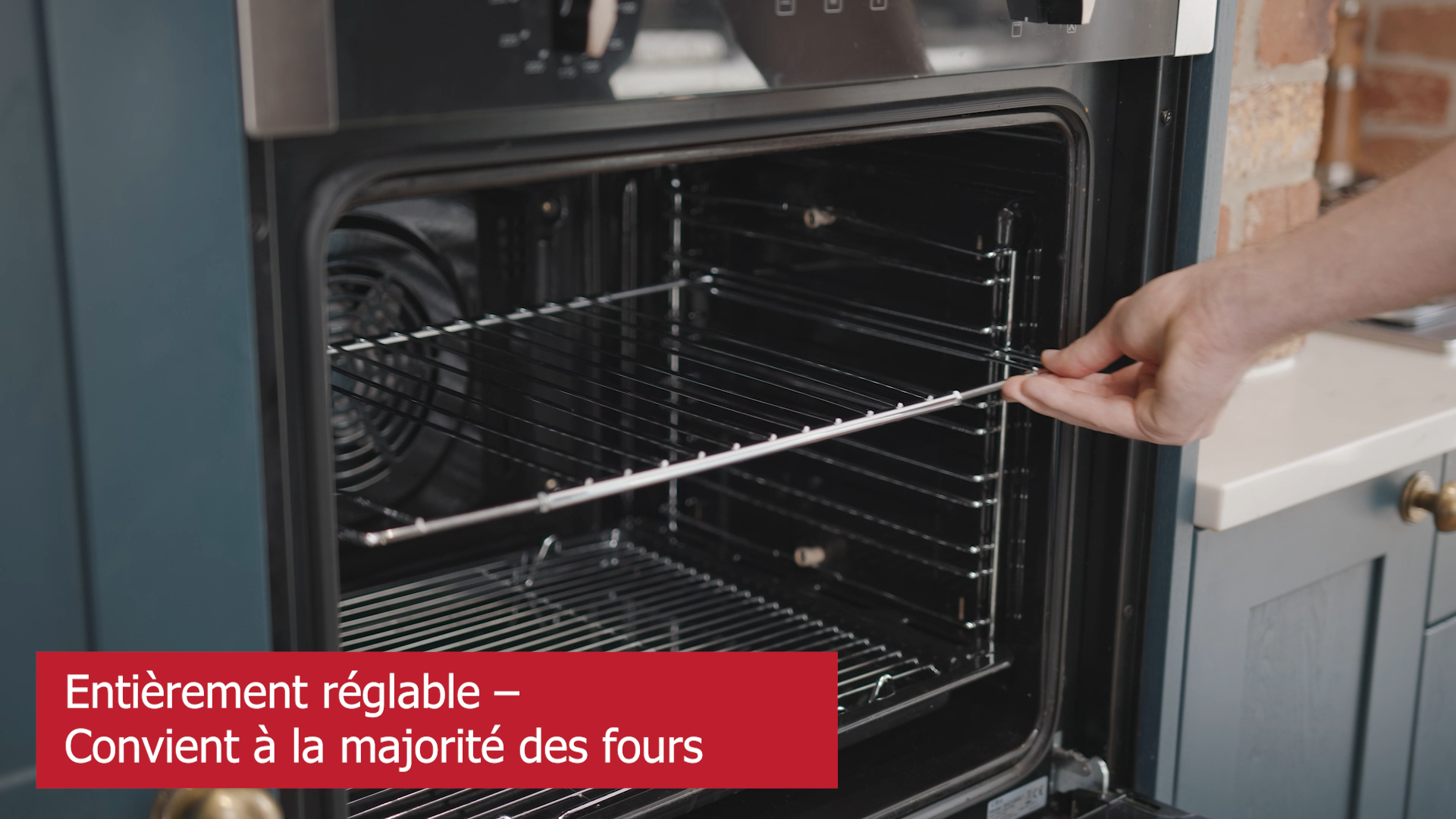 Grille De Four Universelle Vhbw - 45,5x37,5x3,1cm, Acier Inoxydable, Compatible Multi-Marques