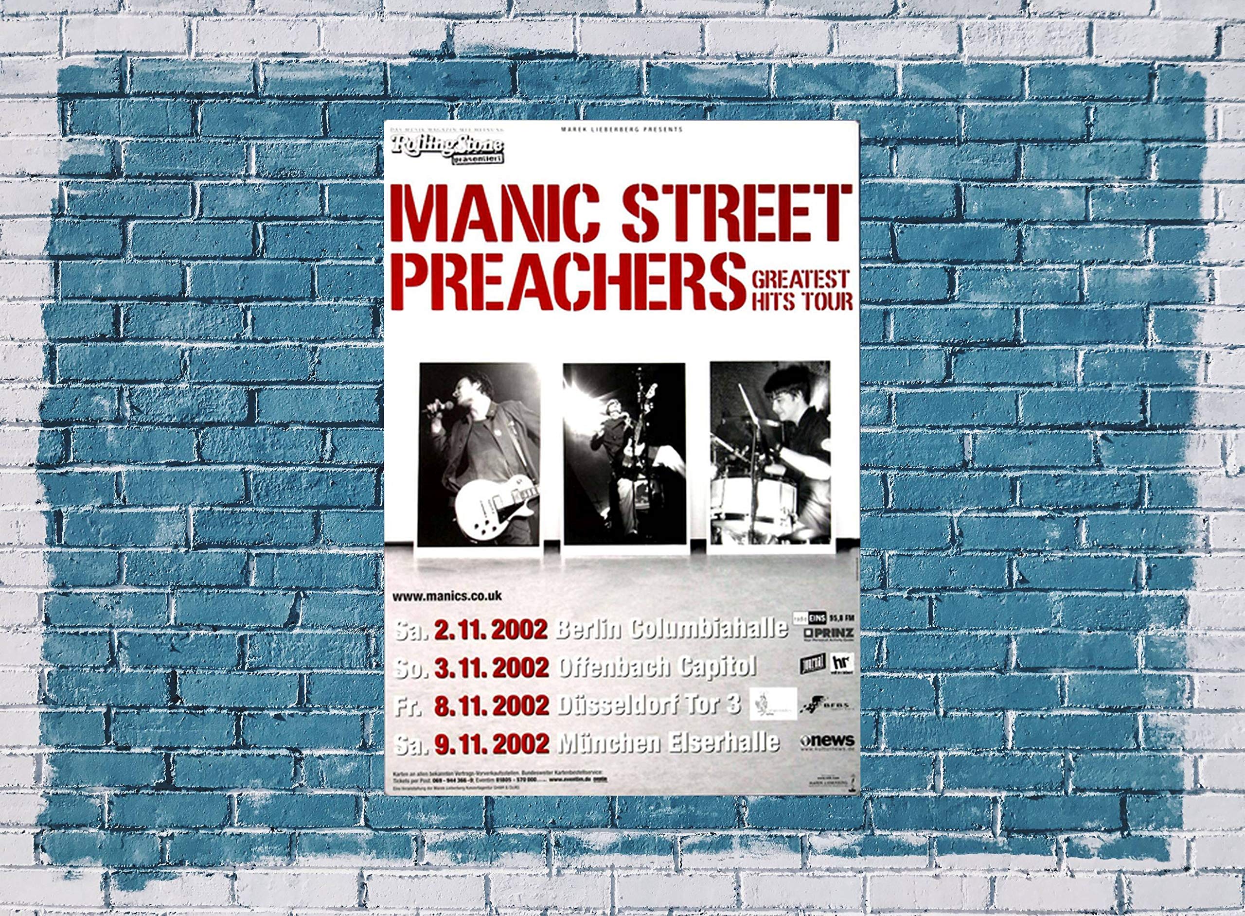 Manic Street Preachers - Forever 2002 - Poster, Concertposter